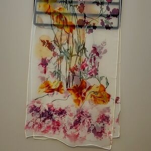 Mulberry Silk Floral Fashion Scarf